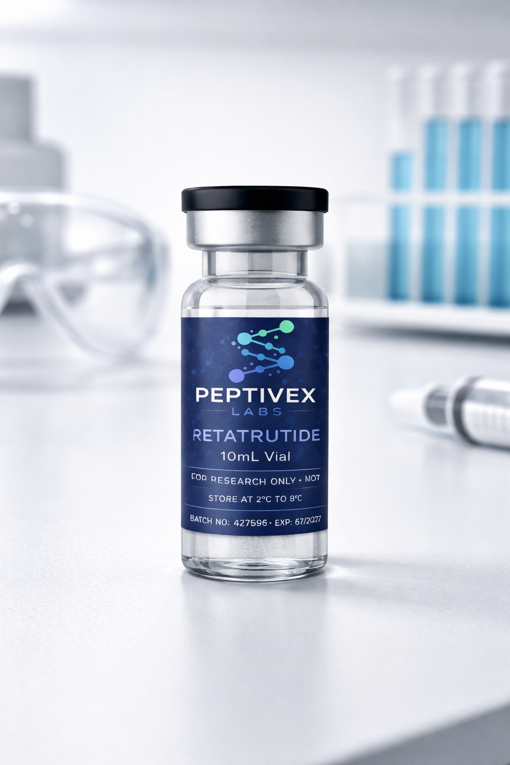 Retatrutide Peptide 10mg Vial