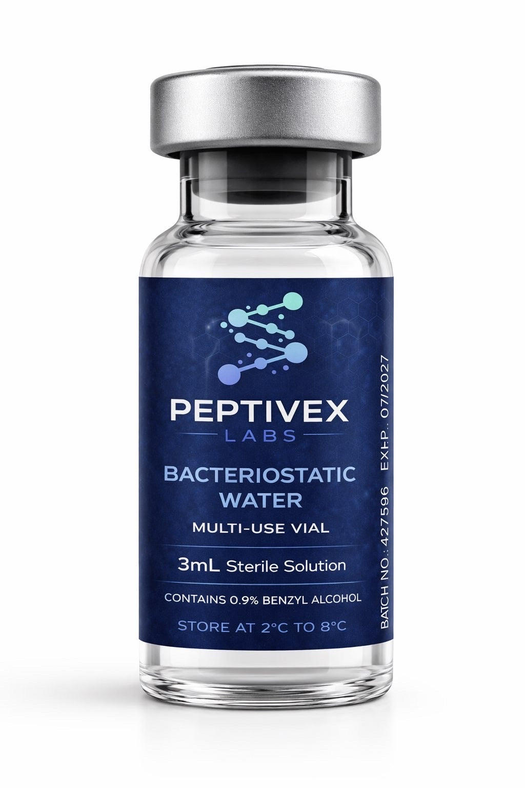 Bacteriostatic Water – 3ml Sterile Solution